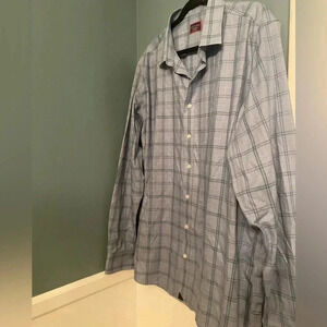 Untuckit men’s button down shirt - XXL tall - shades of blue - like new
